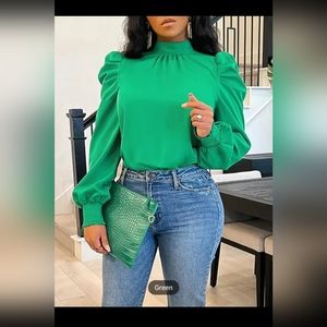 Green Dressy Top